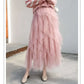 Tiered Mesh Skirt