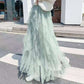 Tiered Mesh Skirt