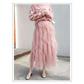 Tiered Mesh Skirt