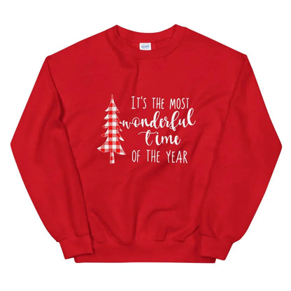 Most Wonderful Time Red Sweatshirt
