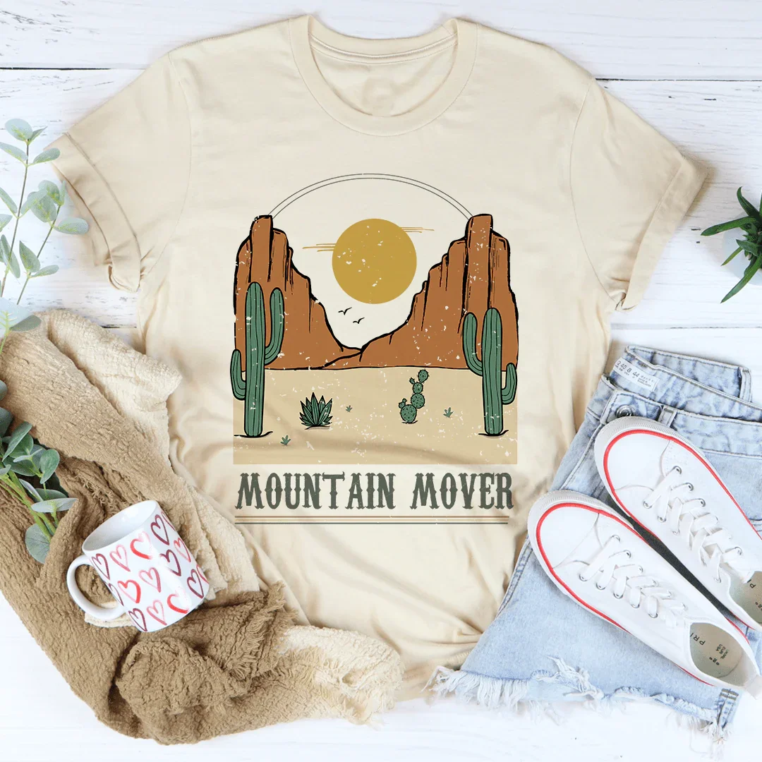Mountain Mover Graphic T-Shirt – Inspirational Christian Faith Tee