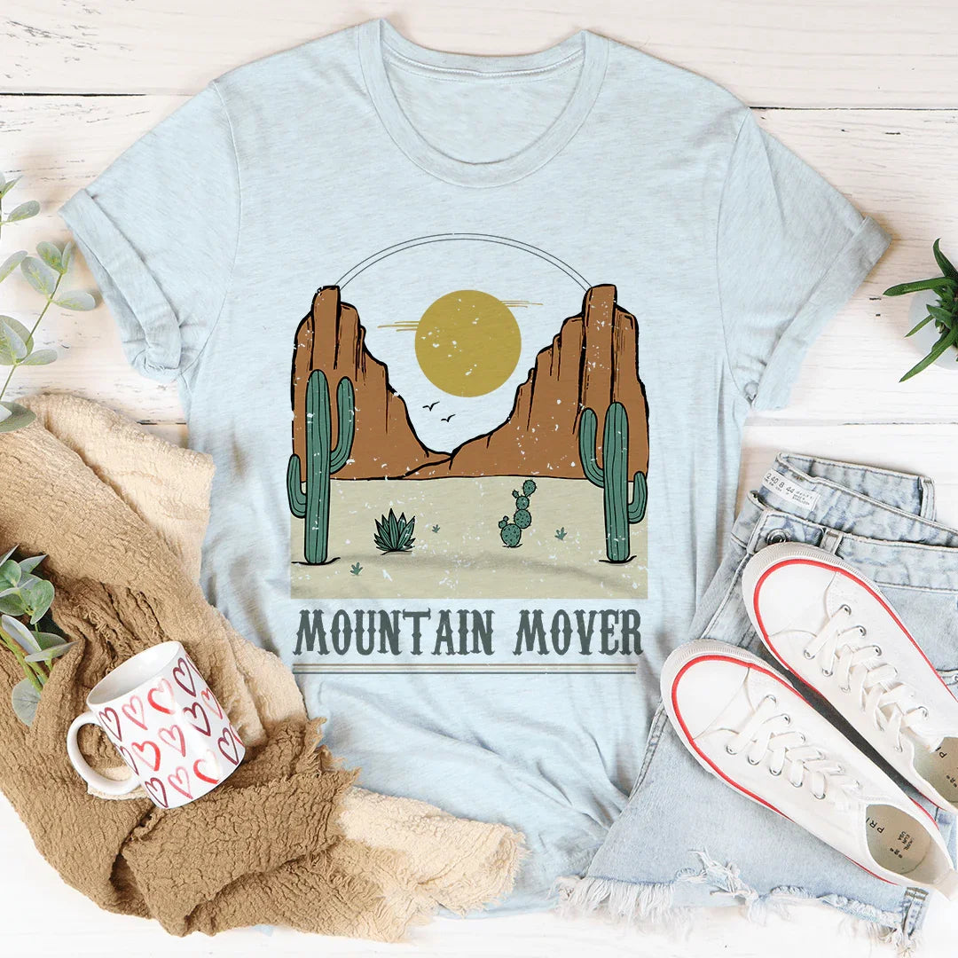 Mountain Mover Graphic T-Shirt – Inspirational Christian Faith Tee