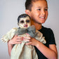 Cracked Face Creepy Doll with Sound : 14-Inch-Tall Halloween Decoration