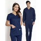 Navy Blue Beauty Salon Workwear Set