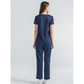 Navy Blue Beauty Salon Workwear Set