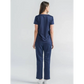 Navy Blue Beauty Salon Workwear Set