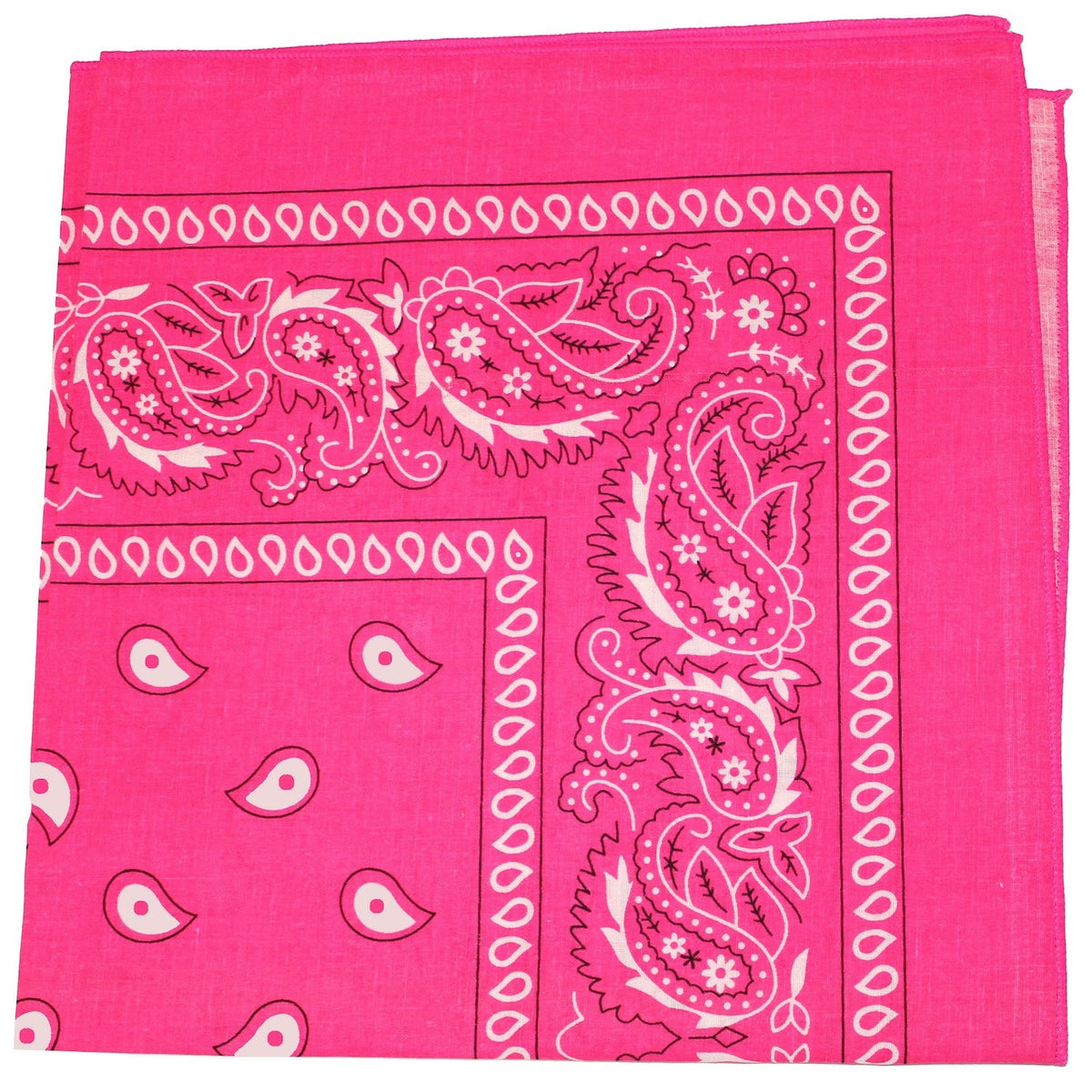 Pack of 18 Cotton Paisley Bandanas Regular Size 22 Inches