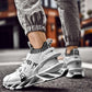 New Running Sneakers High Quality Breathable Mesh Sneakers For Jogging Walking Athletics Trainer Sports Men's Running Shoes Non Slip Athletic Tennis Walking Sneakers