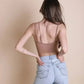 Offset Shoulder Brami Top
