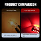 Nowkont 4PCS 1157 LED Brake Light Red 5630 SMD High Brightness Bulbs