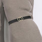 CR Womens Leather Belt 1.3" Reversible Casual Jeans Dress