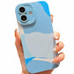 YKCZL iPhone 16 Case Blue Slim Soft Shockproof Full Camera Protection