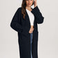 Bloggerlove Women's Black Cardigan Sweater 2024 Fall Oversized Coatigan