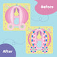 jackinthebox Sensory Craft Activity Kit Touch & Stick Textures No Mess