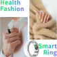 Dulutuxe Smart Ring Fitness Tracker Heart Rate Sleep Monitor White Size 10