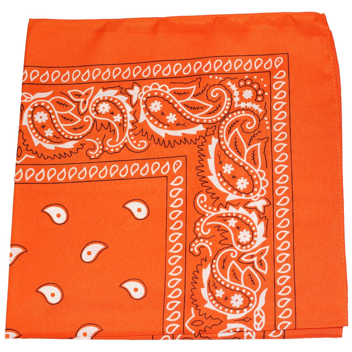 Pack of 18 Cotton Paisley Bandanas Regular Size 22 Inches