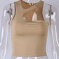 Halter Tight-fitting Sleeveless Top