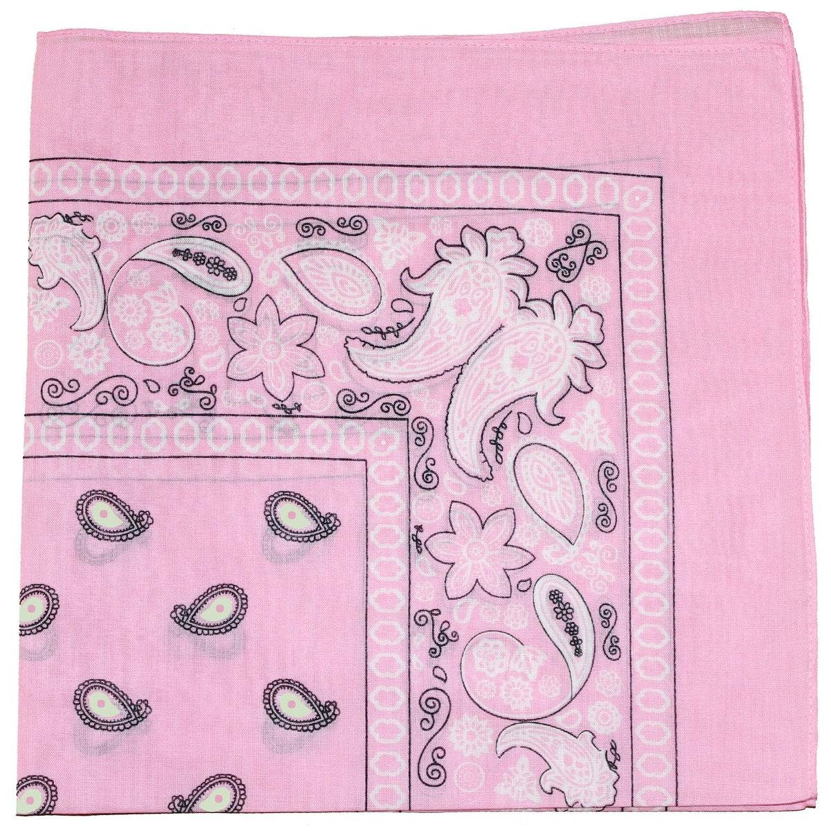 Pack of 18 Cotton Paisley Bandanas Regular Size 22 Inches