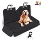 Dog Car Seat Cover Waterproof Scratchproof Pet Car Rear Protector Mat Pet Back Seat Cover with Dog Seat Belt for Car Truck SUV