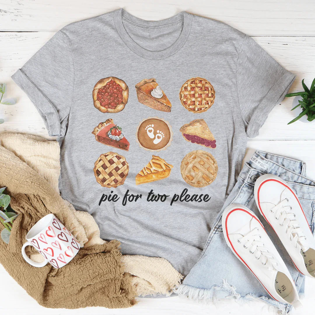 Pie For Two Please Pregnancy Tee