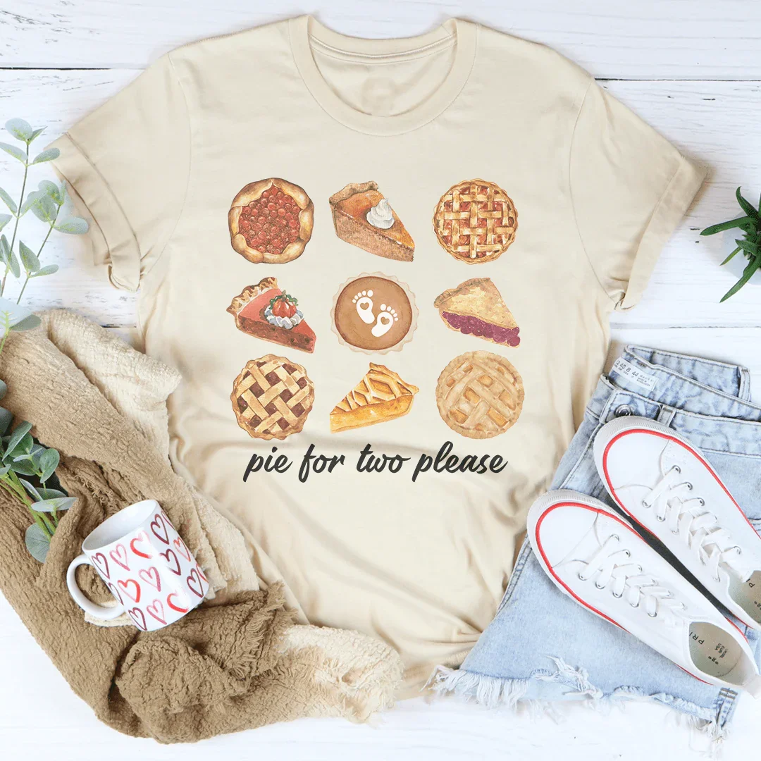 Pie For Two Please Pregnancy Tee