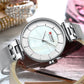 Women's Luxury Watches In Excellent Background And Zircon Designs Business Style Wristwatch Perfect Gift For Her