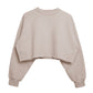 Thick Cotton Women Sweatshirt Hoodie Casual Loose Long Sleeve Streetwear Crop Pullover