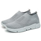 Women Slip On White Sneakers Vulcanize Shoes Super Light Women Casual Breathable Walking Shoes Lightweight Running Shoes Mesh Workout Casual Espadrilles Sports Sneakers