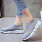 Women Slip On White Sneakers Vulcanize Shoes Super Light Women Casual Breathable Walking Shoes Lightweight Running Shoes Mesh Workout Casual Espadrilles Sports Sneakers