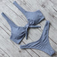 Solid Bikini Set Swimsuit Women Bikini Swimwear Female Halter Top Bathing Suit Swimming Wear Bikini High Cut Swimsuit High Waist Plus Size Summer Swimwear