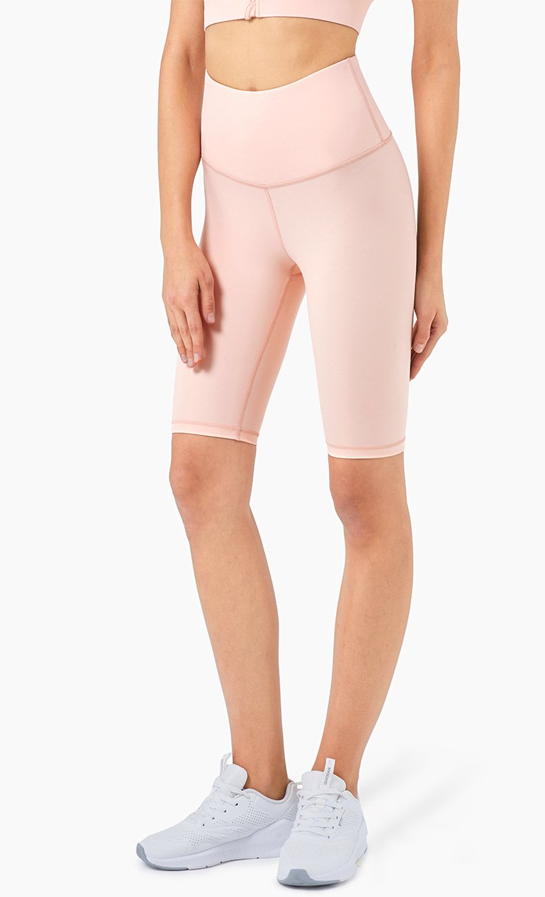 Second Skin Feel Workout Fitness Gym Biker Shorts Women High Waist