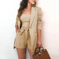 Long-Sleeve Blazer Set