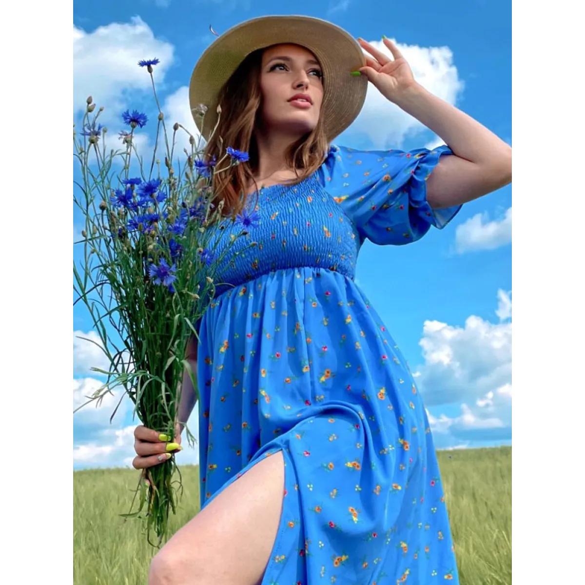 Puff Sleeve Party Dress