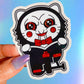 Puppet Chibi Sticker – Cute Horror Glitter Vinyl Halloween Sticker