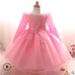 Purple Lace Girls Rose Princess Dress