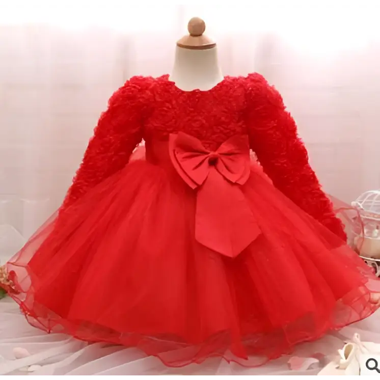 Purple Lace Girls Rose Princess Dress