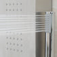 57 Inch Stainless Steel Rainfall Shower Panel