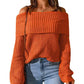 Off-the-Shoulder Sweater
