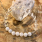 Rainbow Moonstone Crystal Quartz Stretch Gemstone Bracelet