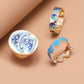 Vintage Embrace Hands Rings Set