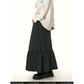Retro Ruffled Plaid Fishtail Skirt