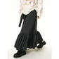 Retro Ruffled Plaid Fishtail Skirt