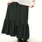 Retro Ruffled Plaid Fishtail Skirt