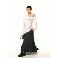 Retro Ruffled Plaid Fishtail Skirt