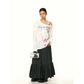 Retro Ruffled Plaid Fishtail Skirt