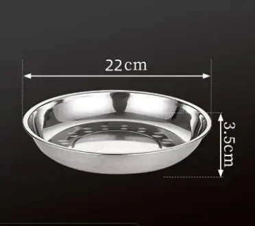 Stainless Steel Tableware Dinner Plate