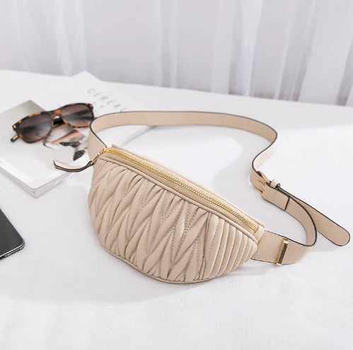Mini Shoulder Bag with Soft Leather in Chic Style