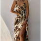 Satin Slit Sling Dress
