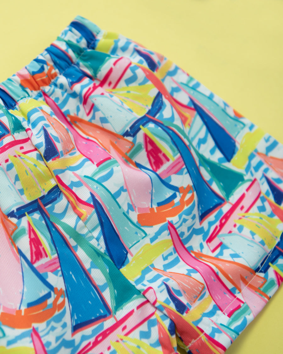 Sailing Soiree Shorts- FINAL SALE