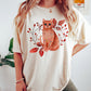 Scandinavian Folk Cat Nordic Folk Art Comfort Colors Tee For Cat Lovers And Folk Art Enthusiasts